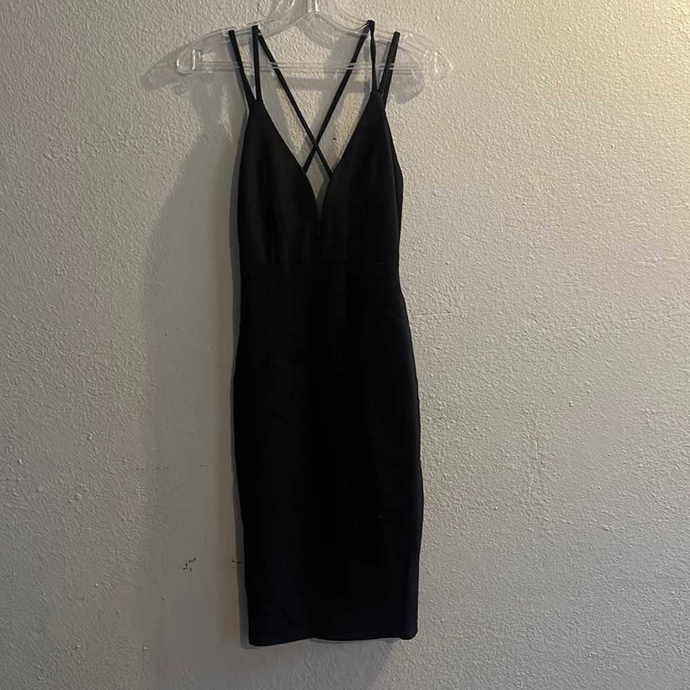 Black pencil dress